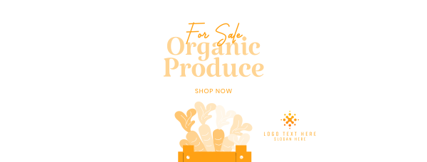 Organic Produce For Sale Facebook Cover Design Image Preview