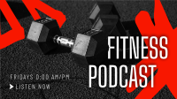 Modern Fitness Podcast Facebook Event Cover Image Preview