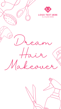 Beauty Salon Services YouTube Short Design