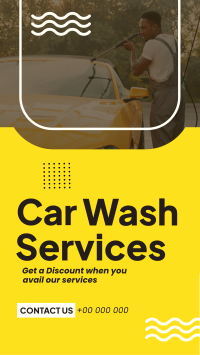 Sleek Car Wash Services Facebook Story Design