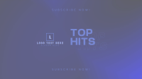 Top Hits YouTube Banner Image Preview