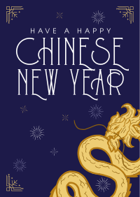 Majestic Chinese New Year Flyer Image Preview