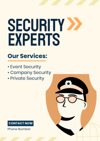 Security Experts Services Flyer Design