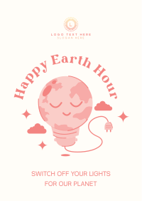 Happy Earth Hour Flyer Design