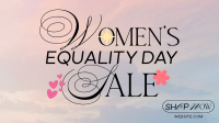 Minimalist Women's Equality Sale Facebook Event Cover Preview