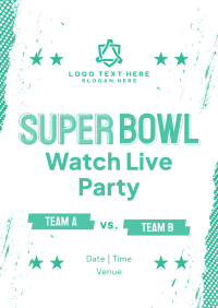 Football Watch Party Flyer Image Preview