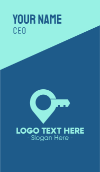 Key Location Pin Business Card | BrandCrowd Business Card Maker