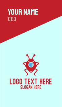 Bug Locator Business Card Design