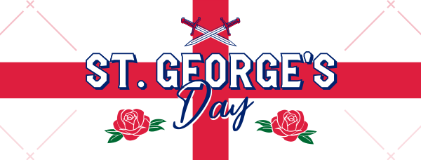 St. George's Cross Facebook Cover Design Image Preview