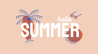 Hello Summer Facebook Event Cover Design