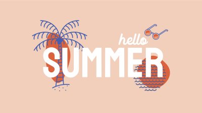 Hello Summer Facebook event cover Image Preview