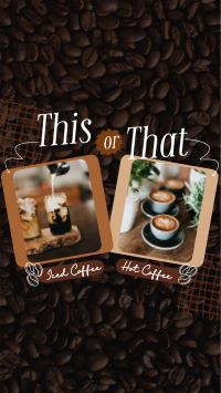 This or That Coffee Instagram Reel Design