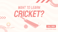 Time to Learn Cricket Facebook event cover Image Preview