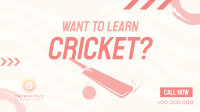 Time to Learn Cricket Facebook Event Cover Image Preview