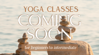 Yoga Classes Coming Animation Design