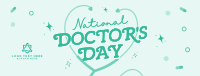 Quirky Doctors Day Facebook cover Image Preview