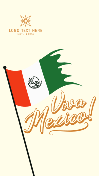 Raise Mexican Flag Facebook story Image Preview