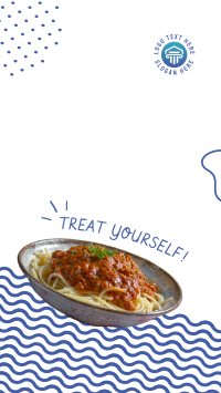 Pasta Treat Instagram story | BrandCrowd Instagram story Maker