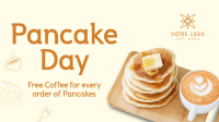 Pancake & Coffee Facebook Event Cover Design