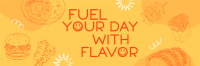 Playful Food Quote Twitter Header Image Preview