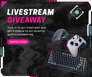 Livestream Giveaway Facebook post Image Preview
