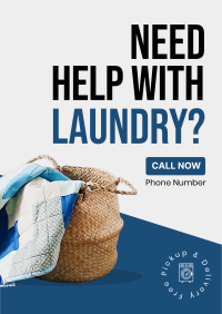 Laundry Delivery Flyer Design