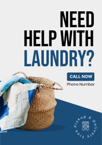 Laundry Delivery Flyer Image Preview