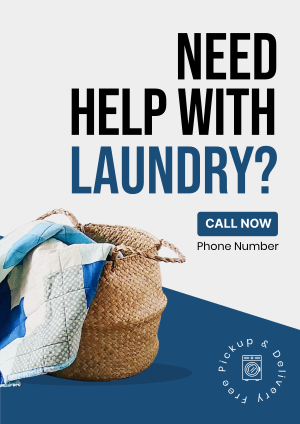 Laundry Delivery Flyer Image Preview