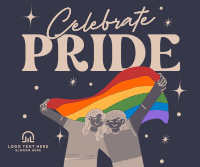 Pride Month Celebration Facebook Post Design