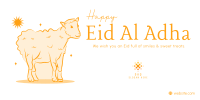 Eid Al Adha Lamb Twitter Post Image Preview