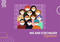 United Together Postcard Design
