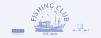 Fishing Club Facebook Cover Design