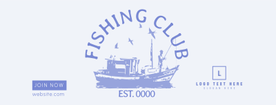 Fishing Club Facebook cover Image Preview