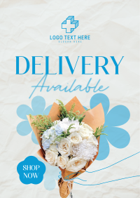 Flower Delivery Available Flyer Preview