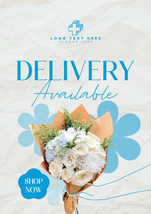 Flower Delivery Available Flyer Image Preview