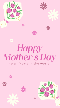 Mother's Day Bouquet Instagram Story Design