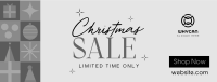 Christmas Holiday Shopping  Sale Facebook cover Image Preview