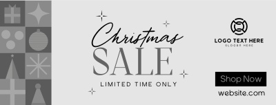 Christmas Holiday Shopping  Sale Facebook cover Image Preview