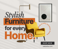 Shop Minimalist Furniture  Facebook Post Design