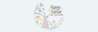 Easter Wreath Twitter header (cover) Image Preview