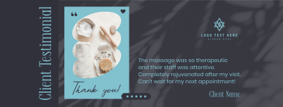 Beauty Spa Testimonial Facebook cover Image Preview