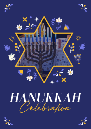 Hanukkah Family Flyer Image Preview