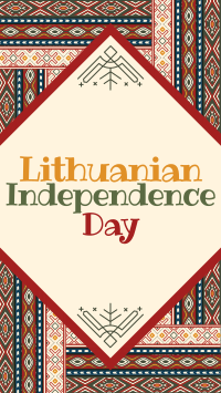 Folk Lithuanian Independence Day Instagram Reel Image Preview