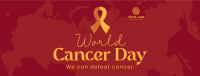 We Can Defeat Cancer Facebook cover Image Preview