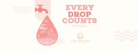 Every Drop Counts Facebook cover Image Preview
