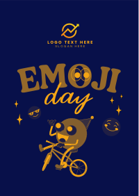 Happy Emoji Flyer Design