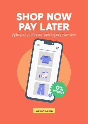 Shop and Pay Later Flyer Image Preview