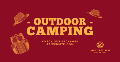 Outdoor Campsite Facebook ad Image Preview