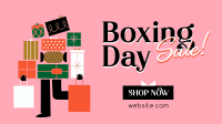 Boxing Shopping Sale Facebook event cover Image Preview