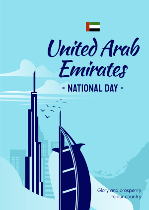 UAE National Day Flyer Image Preview